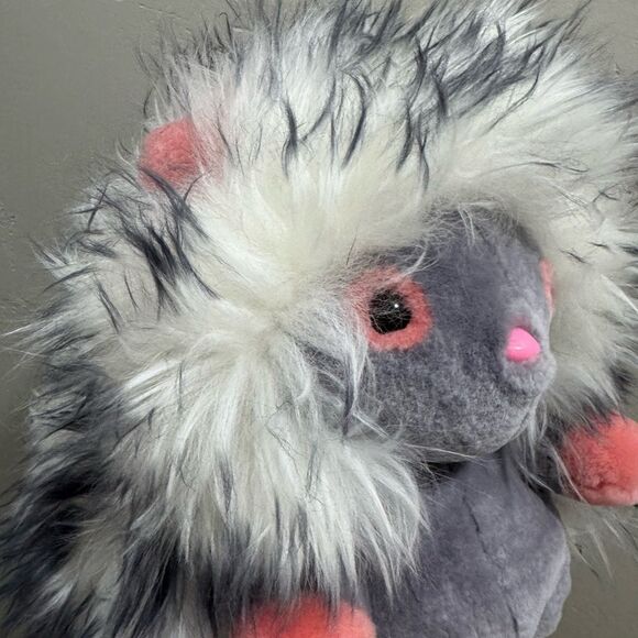 Cute Hedgehog Multi Use Bag/Real Shearling Crossbody/Backpack/Plushie/Pillow - Picture 13 of 16